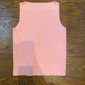 Banana Republic Pink Ribbed Sleeveless Tank